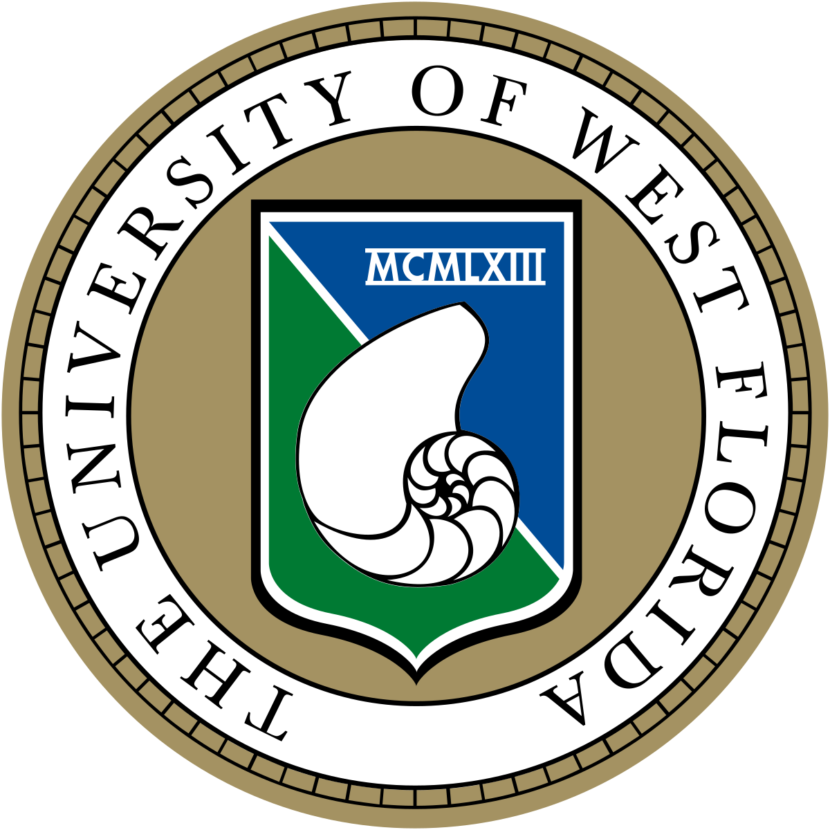 Logo of University of West Florida for our school profile
