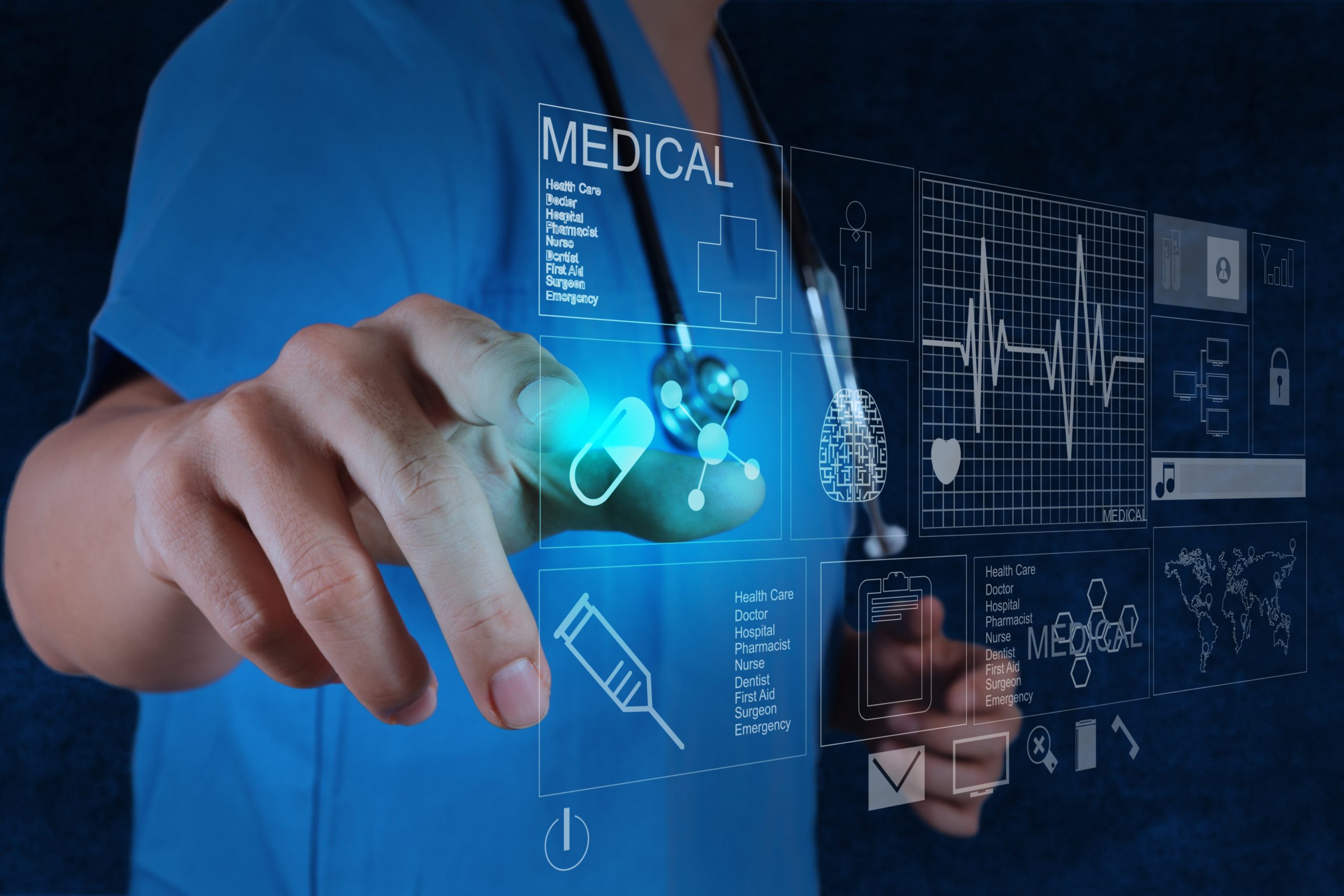 Image of medical technology for our article on 3 Major Differences Between Health Information Technology and Healthcare Administration