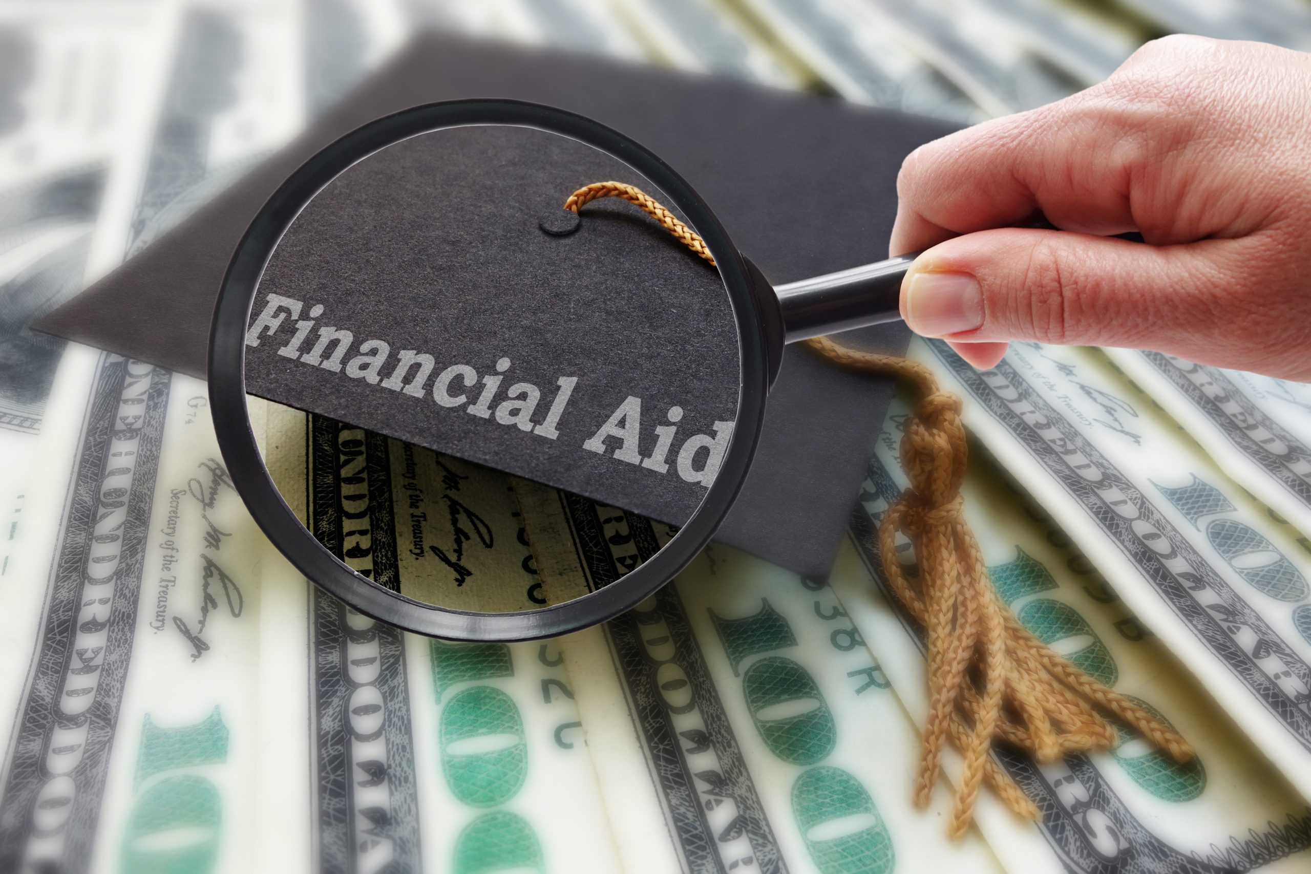 Image of a financial aid sign for our FAQ on What is the Best Way to Find Financial Aid for College
