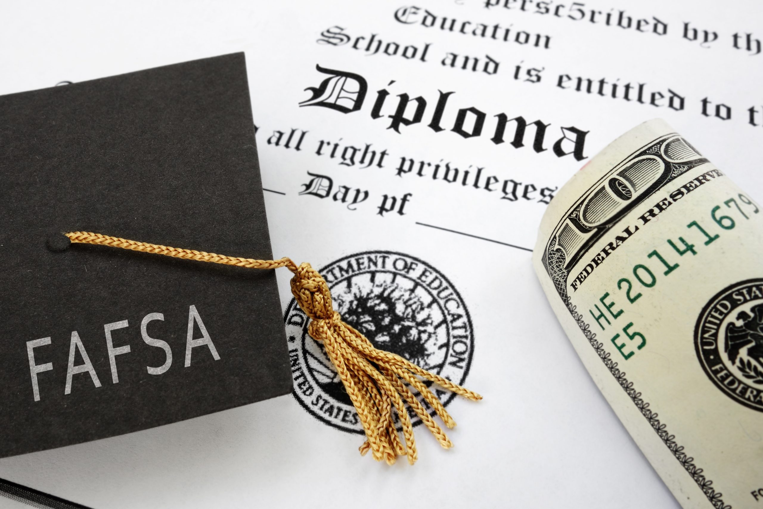 Image of college diploma for our FAQ on What is the FAFSA