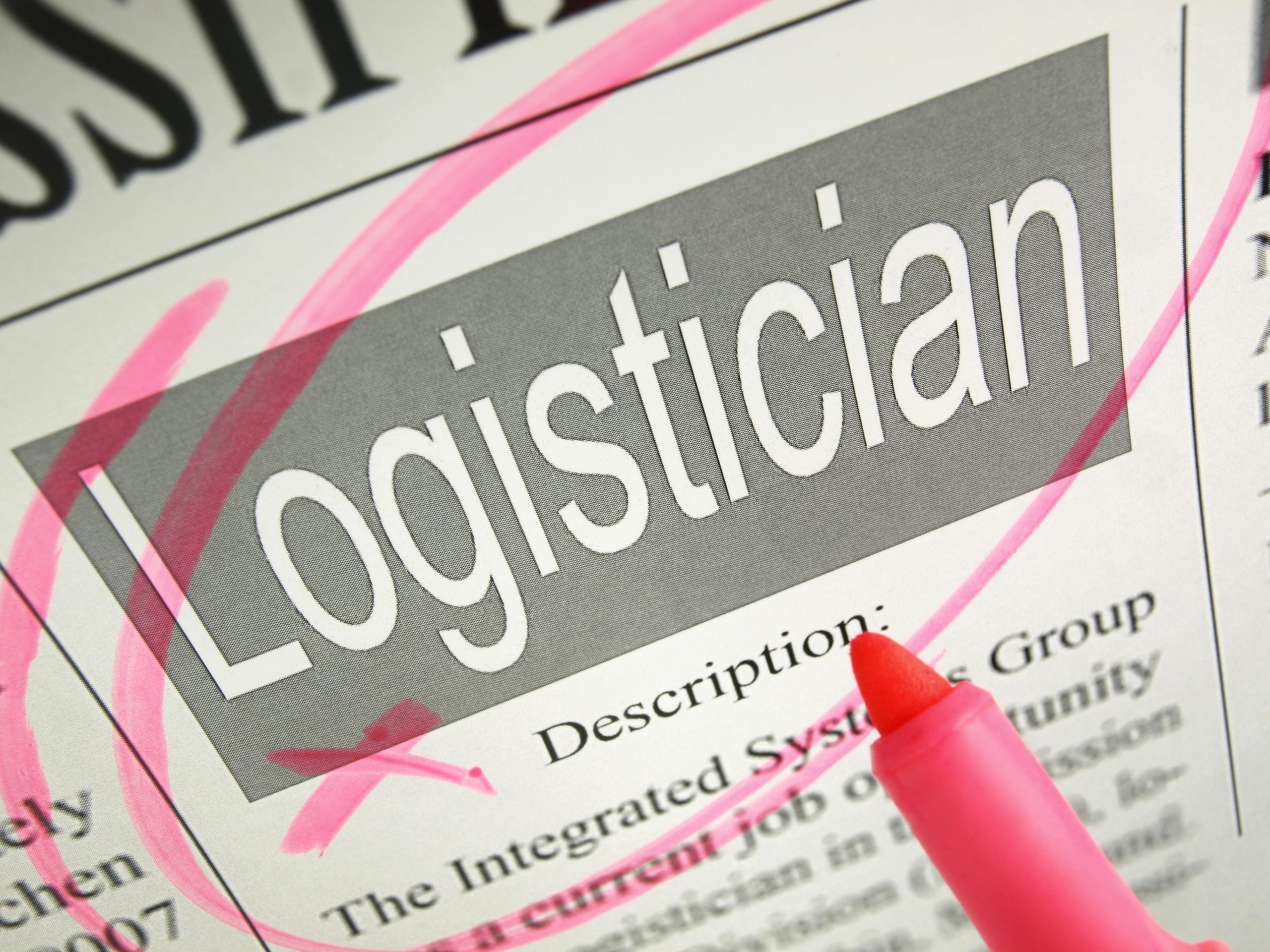Image of logistician help wanted ad for our FAQ on What Is the Best Degree Path for Becoming a Logistician