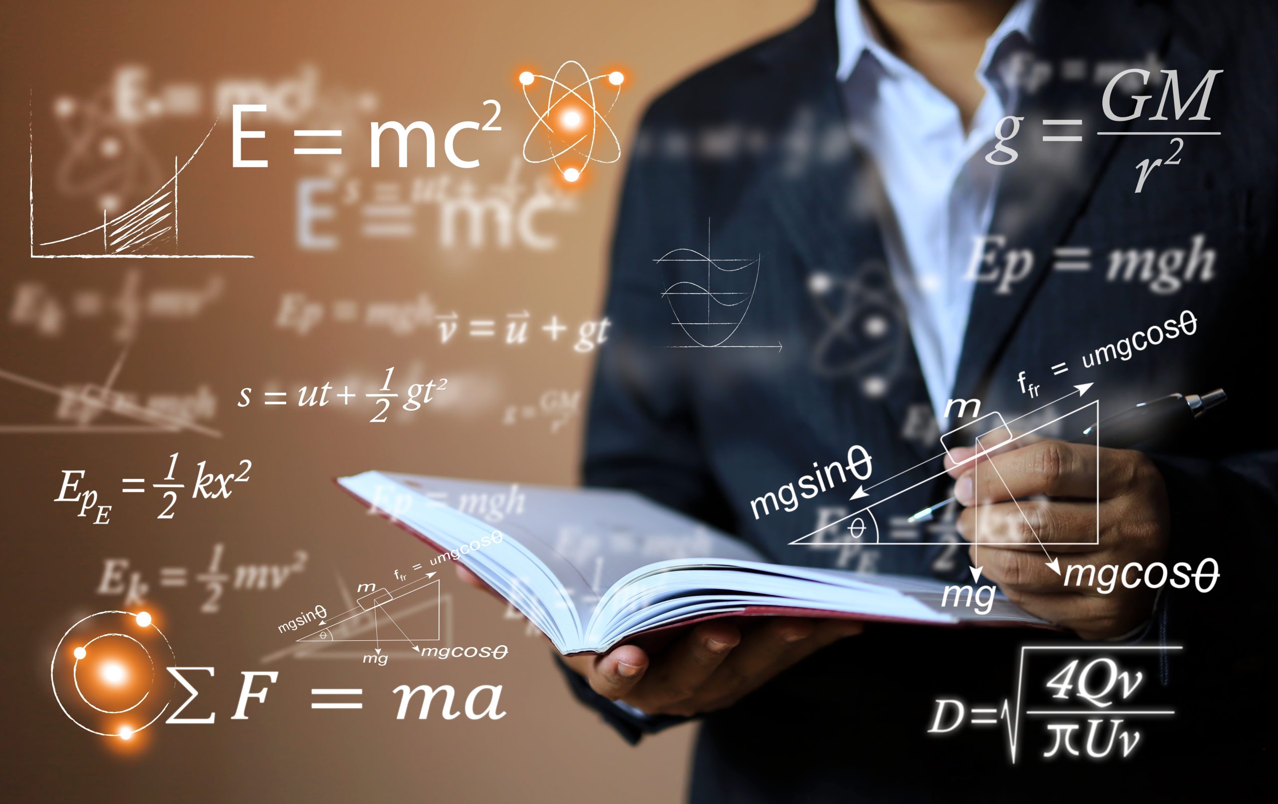 Image of physics equations for our FAQ on What is Electromagnetic Theory