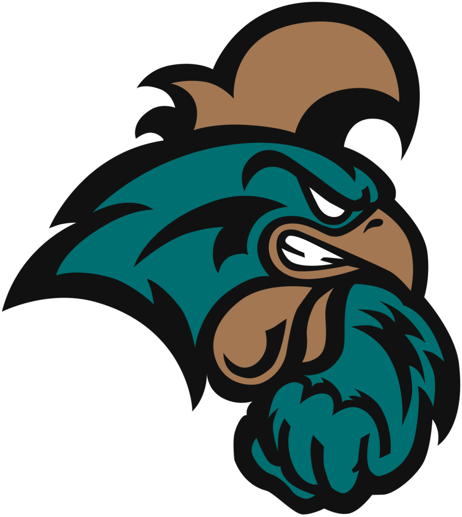 Logo of Coastal Carolina University for our ranking of best online marketing schools