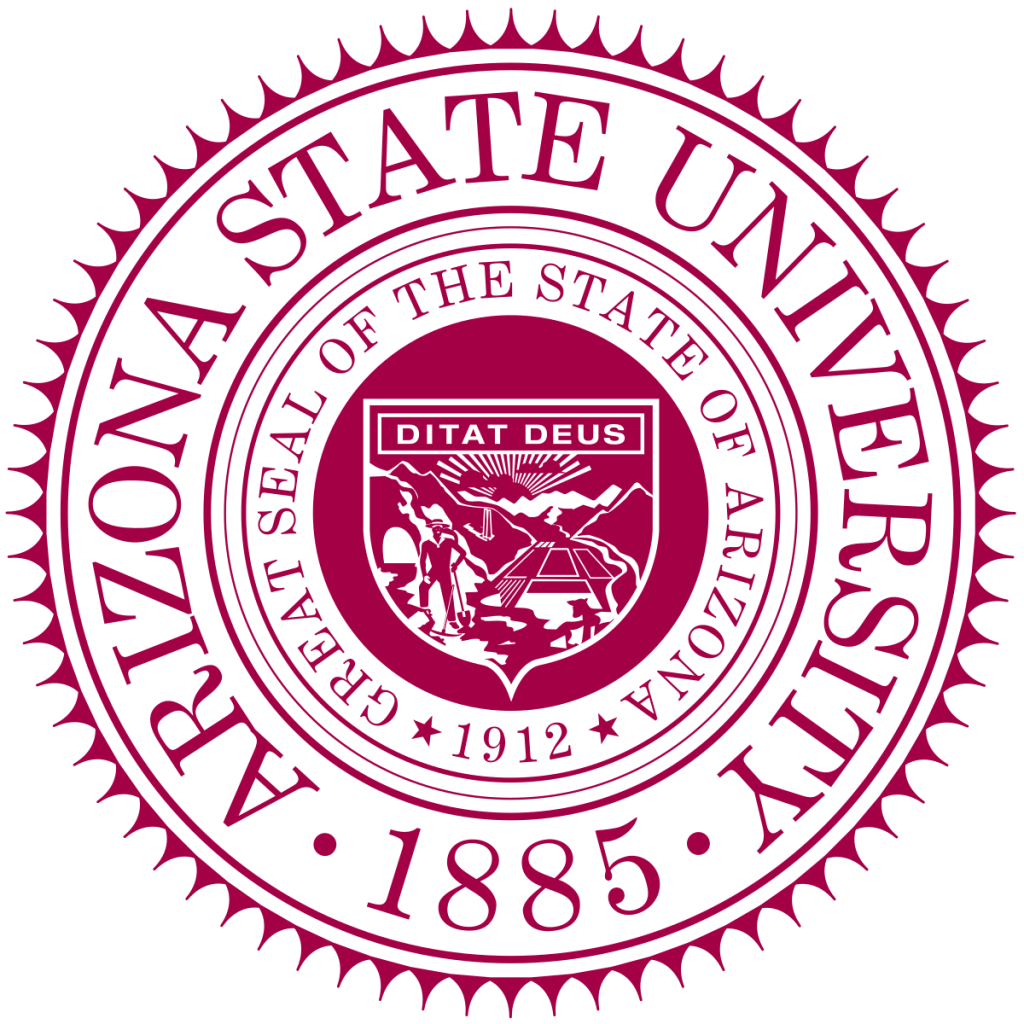 Logo of ASU for our ranking of 30 affordable online engineering degrees