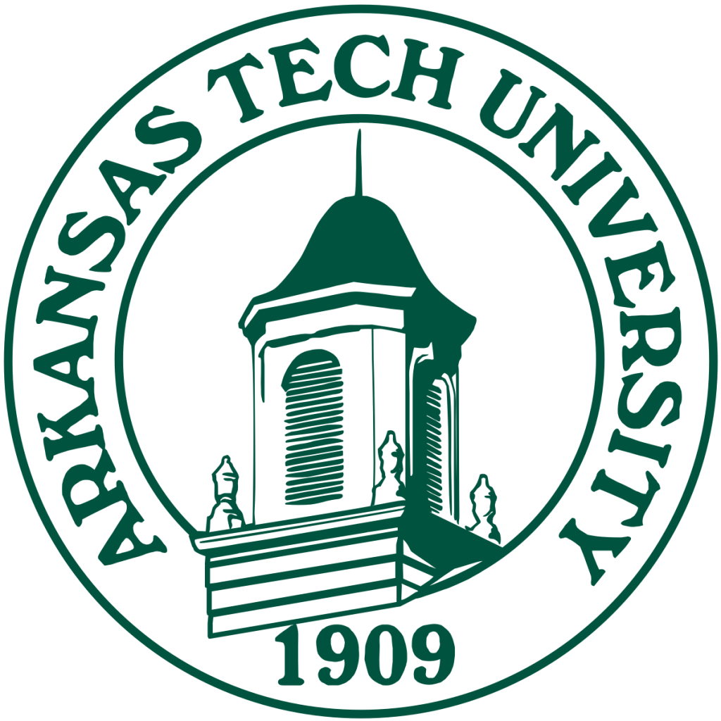 Logo of Arkansas Tech for our ranking of cheap accredited online colleges
