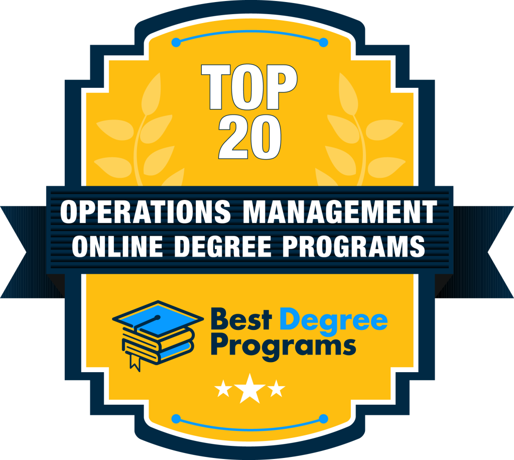 20 Best Operations Management Online Degree Programs Badge
