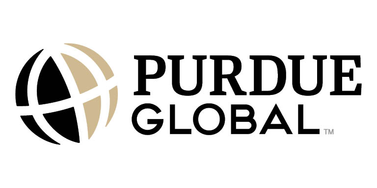 Logo of Purdue Global for our ranking of affordable cyber security online programs