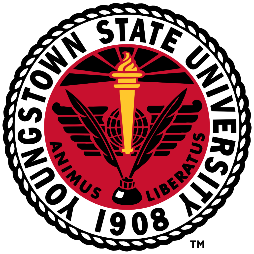 Logo of Youngstown State University for our ranking of online schools with cheap tuition